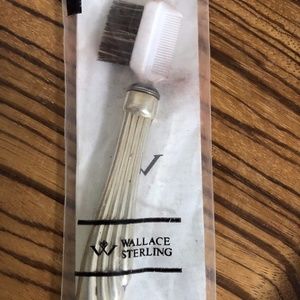 Sterling Silver Wallace Silversmiths Unopened Vintage Makeup Brush-Vintage